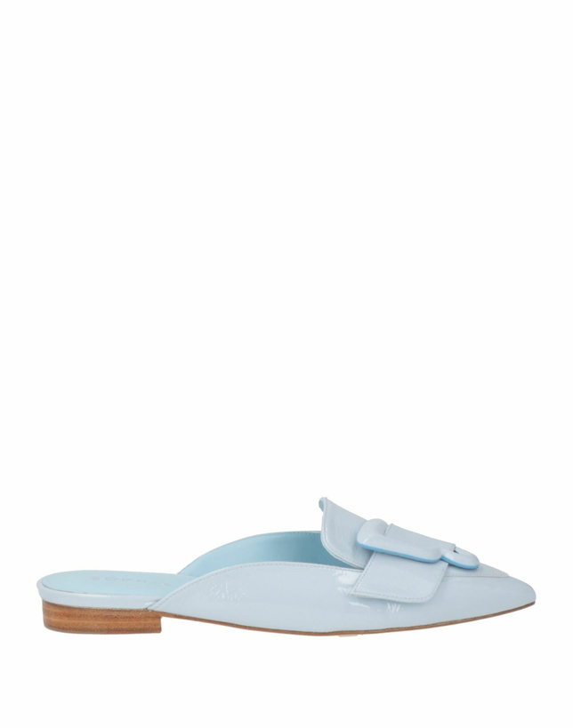 Photo: Sophia Webster Womens Mules & Clogs in Sky blue