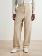 Bottega Veneta - Straight-Leg Cotton-Toile Cargo Trousers - Neutrals