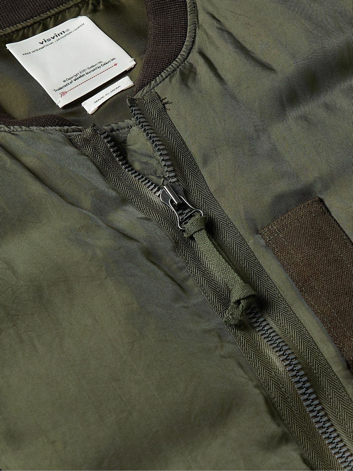 Visvim - Thorson Twill Down Blouson Jacket - Green Visvim Visvim - Thorson Twill Down Blouson Jacket - Green Visvim