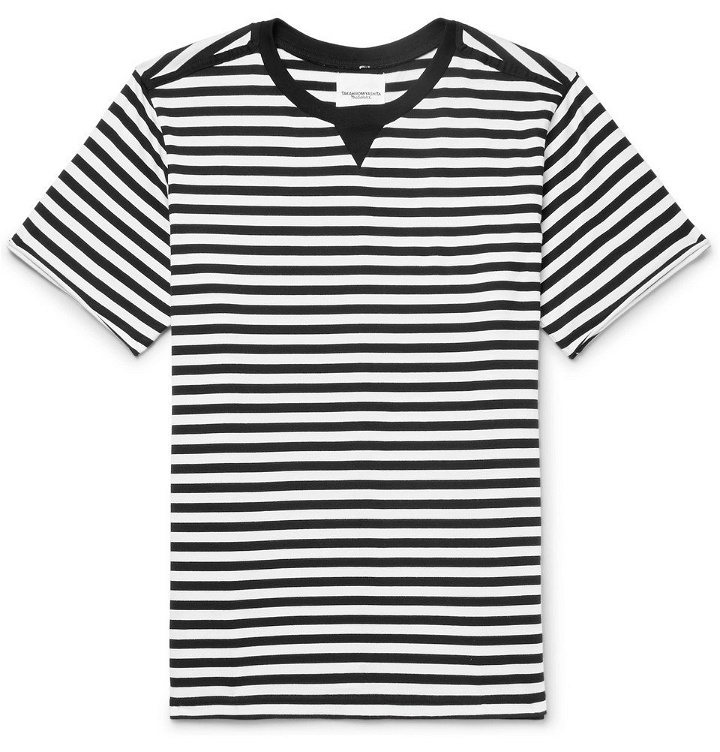 Photo: TAKAHIROMIYASHITA TheSoloist. - Striped Cotton-Jersey T-Shirt - Men - Black