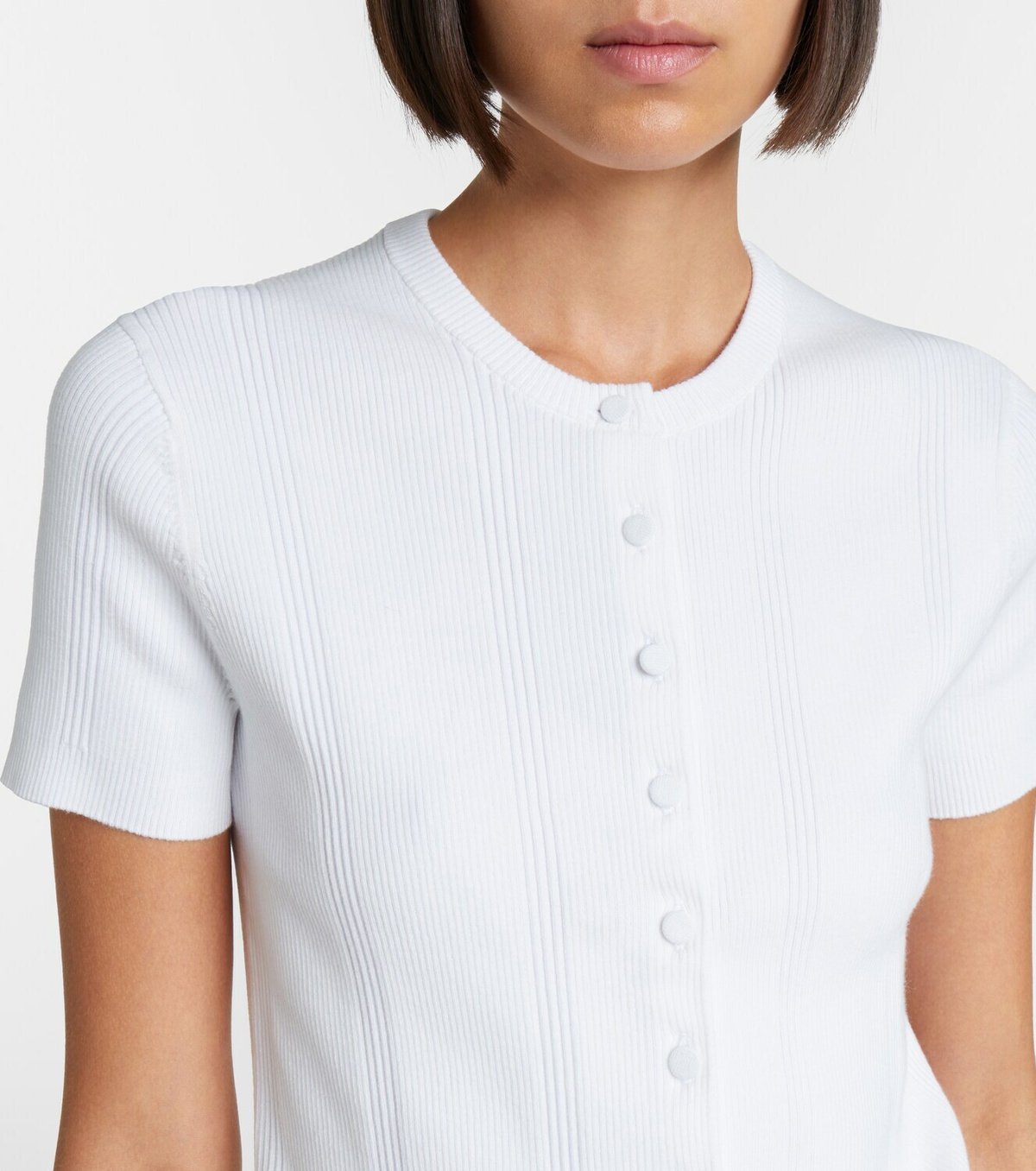 Vince Ribbed-knit cotton-blend cardigan
