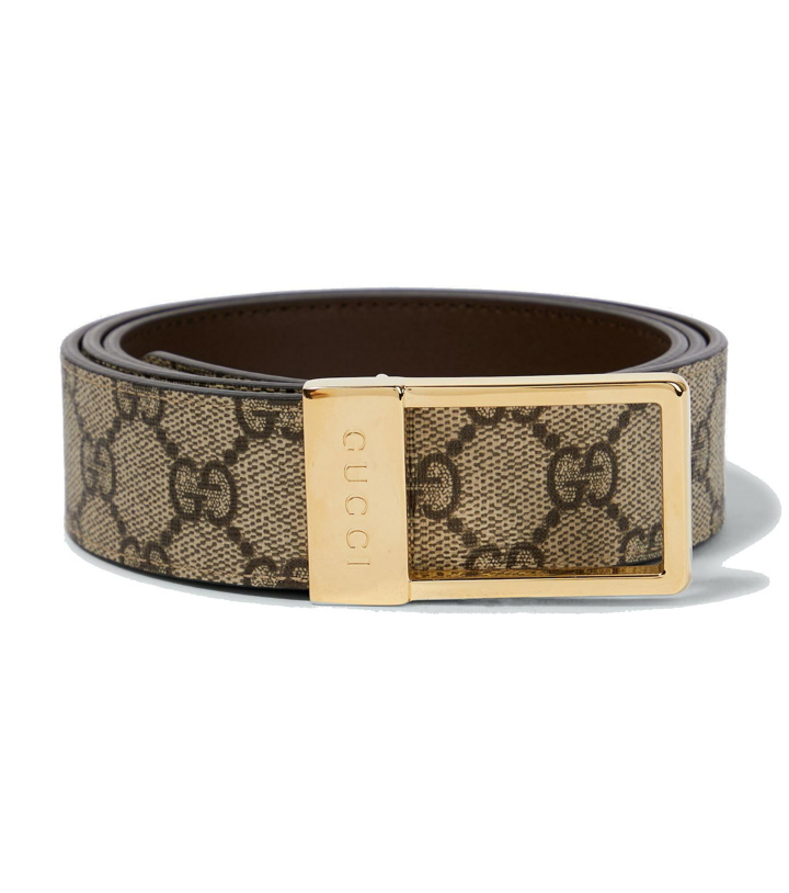 Photo: Gucci - GG Supreme Canvas belt