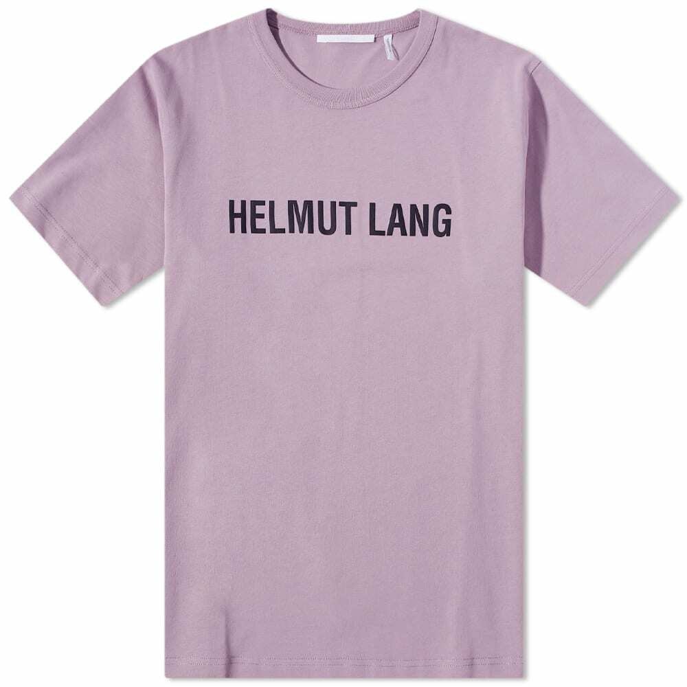 Helmut Lang Men's Core Logo T-Shirt in Wisteria Helmut Lang
