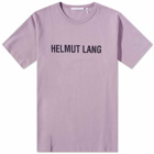 Helmut Lang Men's Core Logo T-Shirt in Wisteria