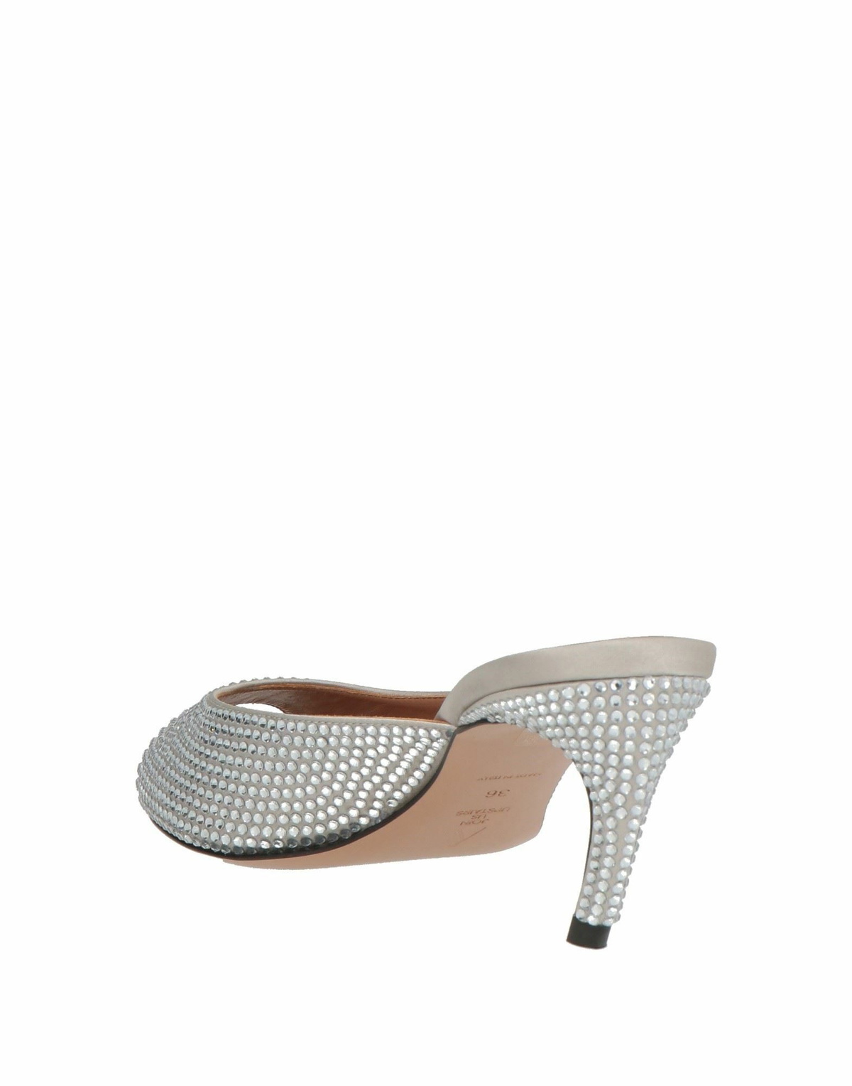 The Attico Womens Sandals in Silver