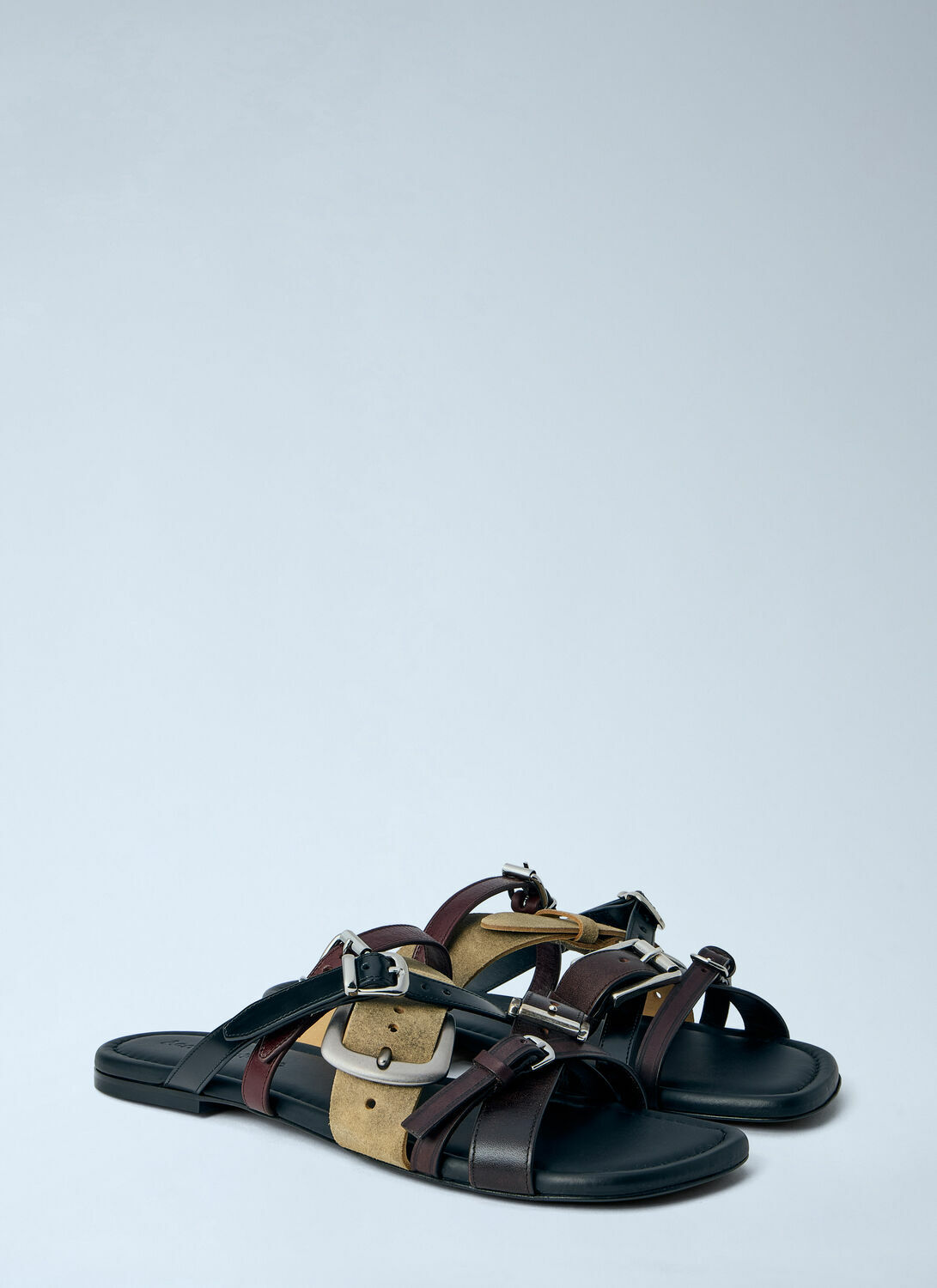 Acne Studios Leather Belts Strap Sandals
