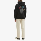 Paul Smith Men's Hand Print Logo Popover Hoody in Black