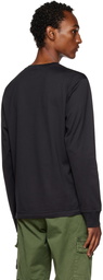 Stone Island Black Patch Long Sleeve T-Shirt