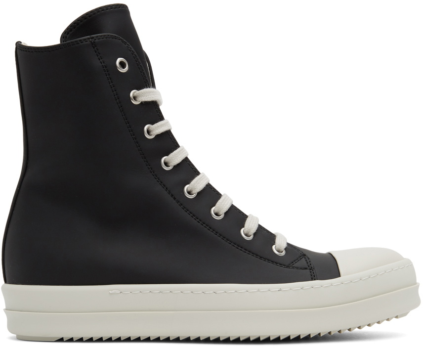 Rick Owens Drkshdw Black Bumper High-Top Sneakers Rick Owens Drkshdw