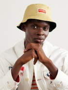 KENZO - Kenzo Graphy Reversible Logo-Detailed Cotton-Twill Bucket Hat - Blue