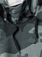 Nike Training - Camouflage-Print Therma-FIT Hoodie - Gray