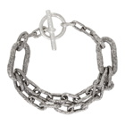 Pearls Before Swine Silver Old Textured Link Bracelet
