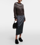 Khaite Michaela Fair Isle cashmere-blend cardigan