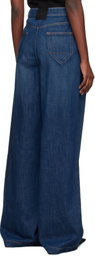 Lanvin Blue Darted Jeans