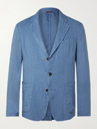 BARENA - Piero Linen Blazer - Blue