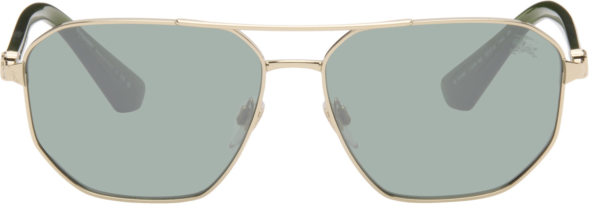 Burberry Gold Metal Sunglasses