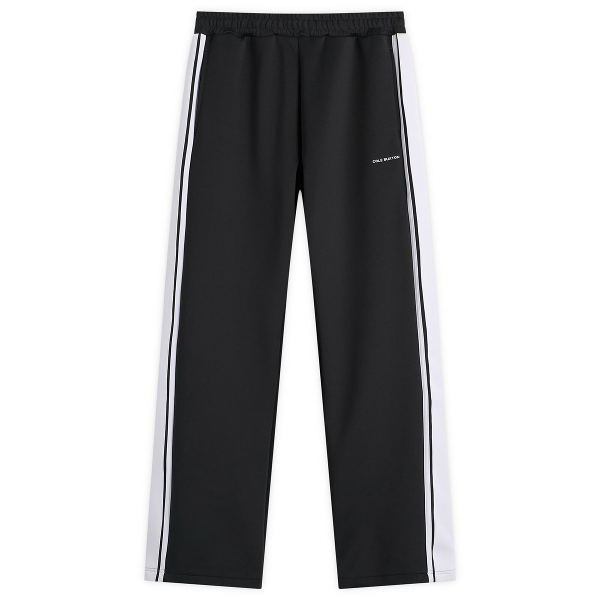 Cole Buxton Men's Wide Stripe Sweatpants in Black