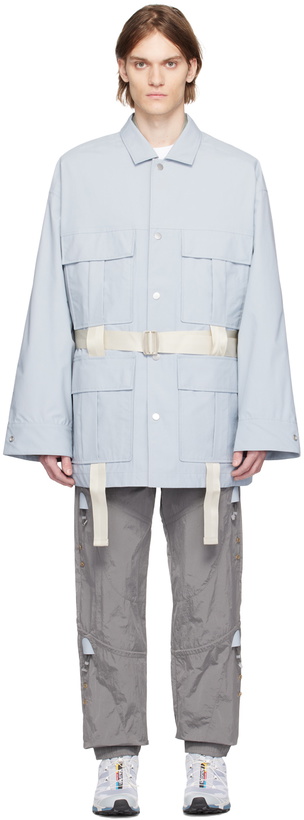 Photo: A. A. Spectrum Blue Safari Coat Set