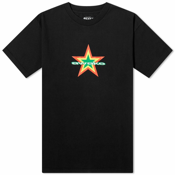 Photo: Awake NY Men's Star Logo T-Shirt in Black