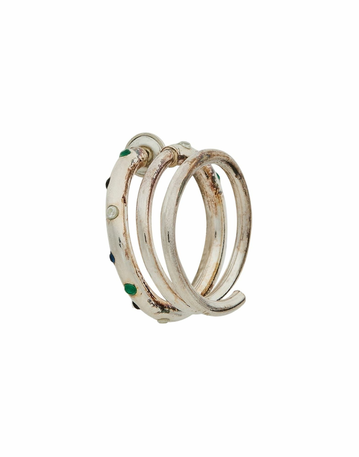 Sunnei Womens Single Earring in Silver