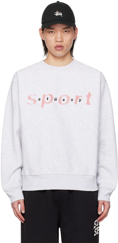 Photo: Stüssy Gray Dot Sport Sweatshirt