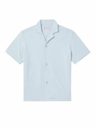 Orlebar Brown - Howell Camp-Collar Cotton-Terry Shirt - Blue