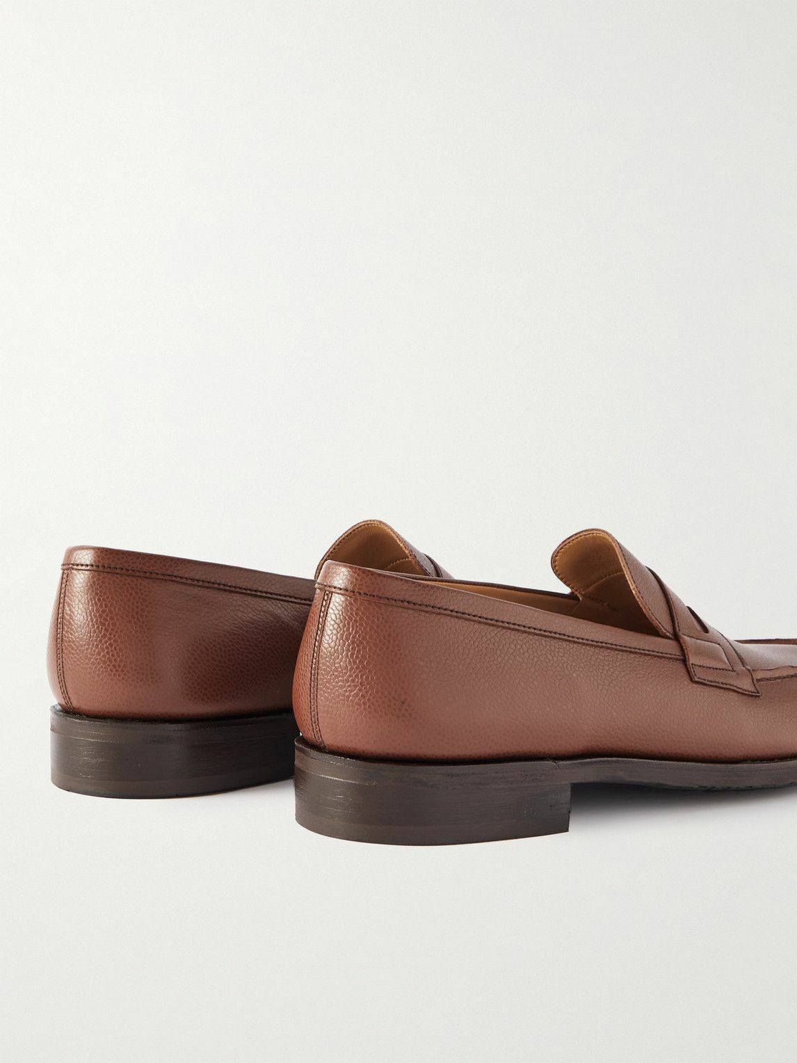 J.M. Weston - Leather Penny Loafers - Brown J.M. Weston