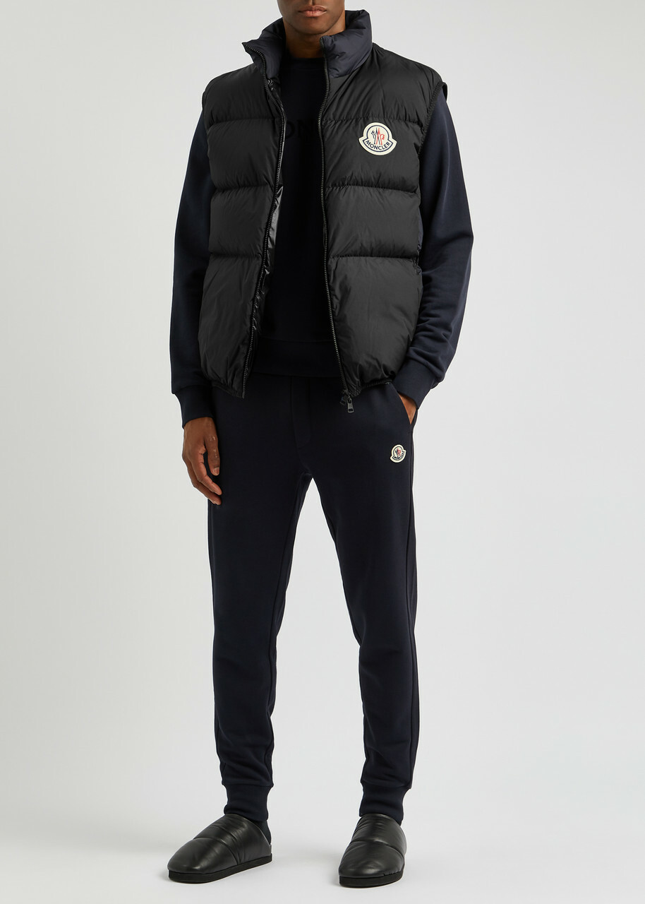 Moncler Almaz Quilted Shell Gilet Black 3, Men's Designer Gilet