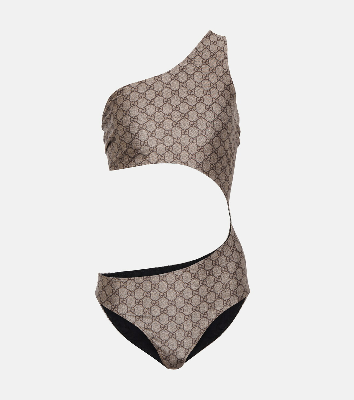 Gucci - GG cutout one-shoulder swimsuit Gucci