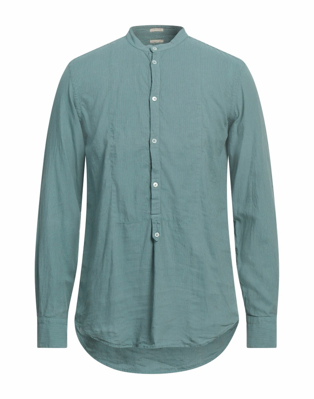 Photo: Massimo Alba Mens Shirt Turquoise