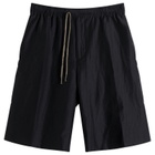 Maison Margiela Women's Drawstring Shorts in Dark Blue