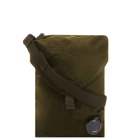 C.P. Company Men's Lens Shoulder Pouch in Ivy Green