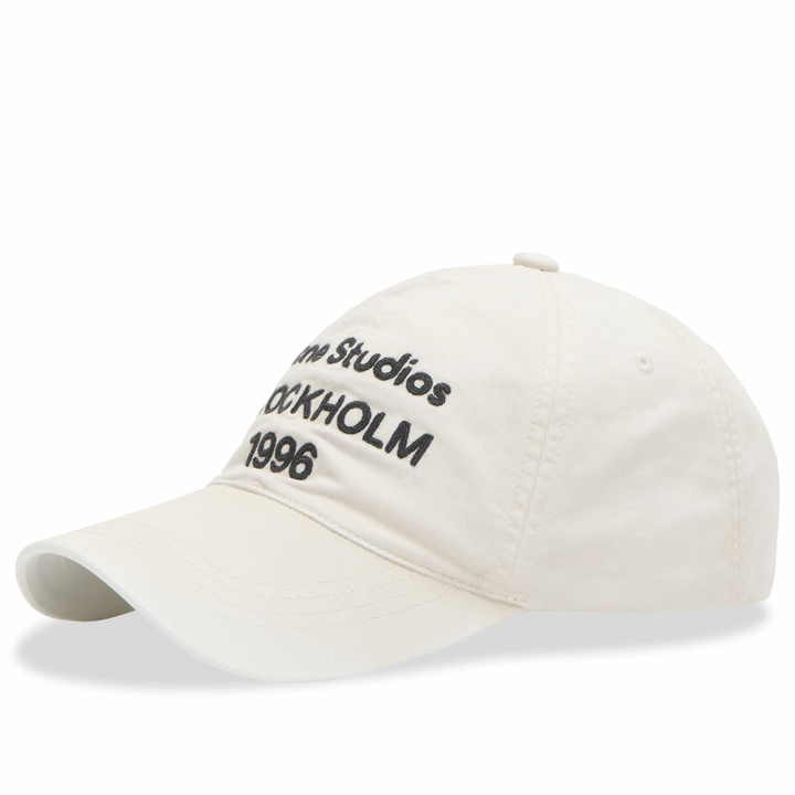 Photo: Acne Studios Men's Carliy 1996 Cap in Dusty White 