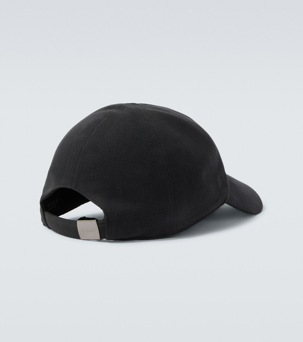 Gucci Web Stripe cotton baseball cap