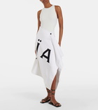 Alaïa Halterneck jersey swimsuit