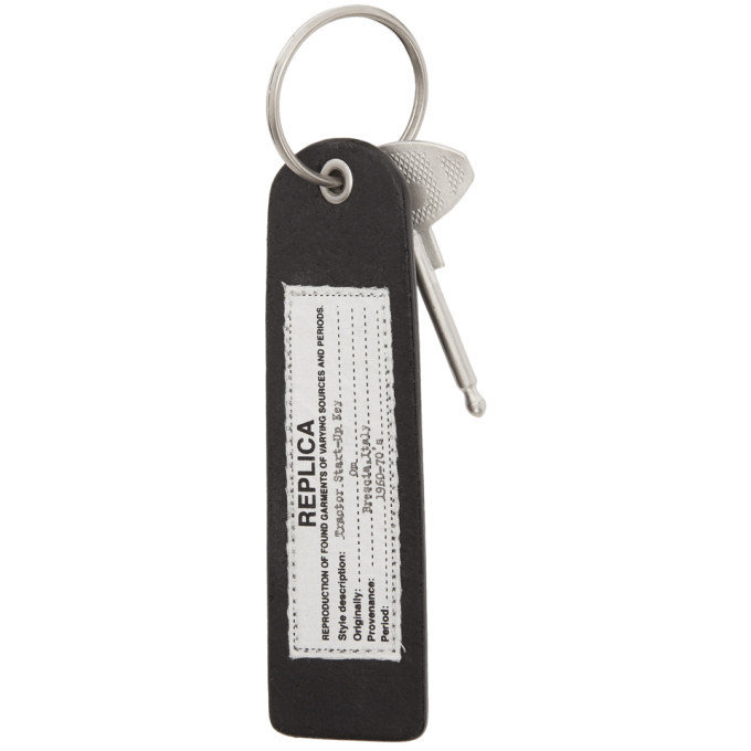 Maison Margiela Black Replica Keychain Maison Margiela