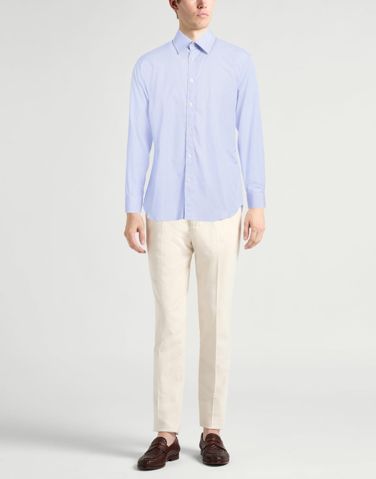 Dunhill Mens Shirt Sky in Blue