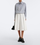 Prada Leather platform loafers