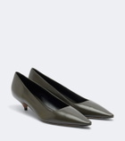 The Row Liisa leather pumps