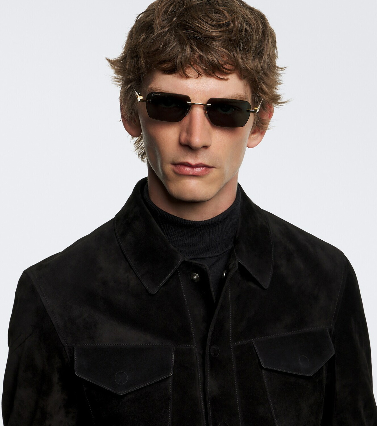 Cartier Eyewear Collection Signature C rectangular sunglasses