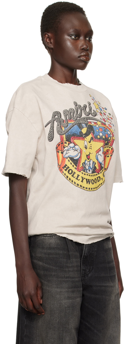 AMIRI Off-White Mr. Hollywood Oversized T-shirt Amiri