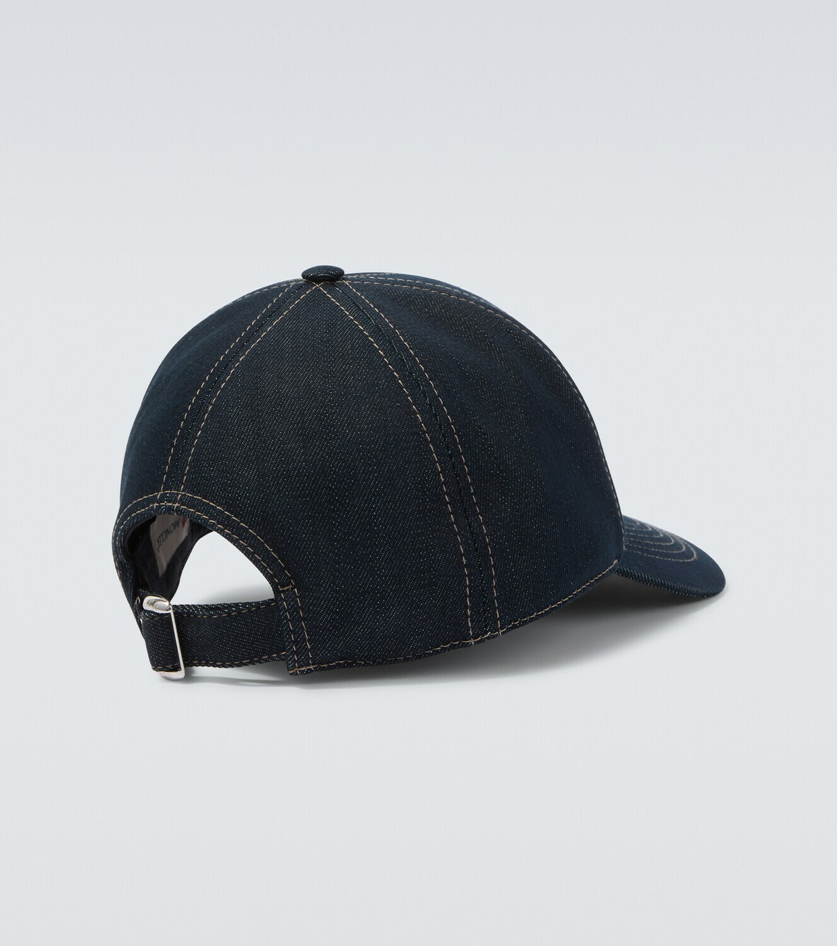Moncler Logo denim baseball cap