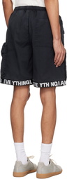 Rivington Roi Rebis Black Left Out Shorts