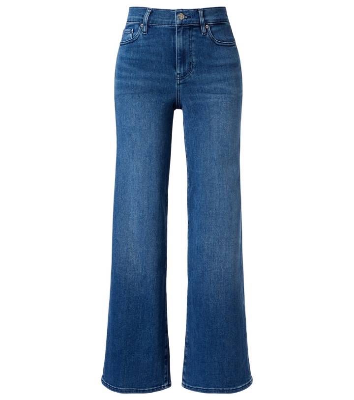 Photo: Frame Le Slim Palazzo wide-leg jeans