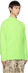 ERL Green 'Sun' Long Sleeve T-Shirt