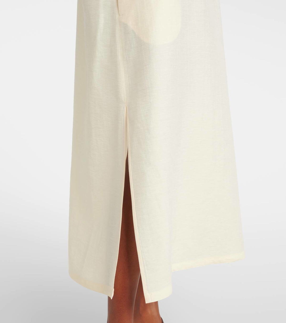 Max Mara Jene linen and silk-blend maxi dress Max Mara