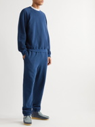 Les Tien - Garment-Dyed Cotton-Jersey Sweatshirt - Blue