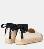 Tory Burch Colorblocked leather espadrilles