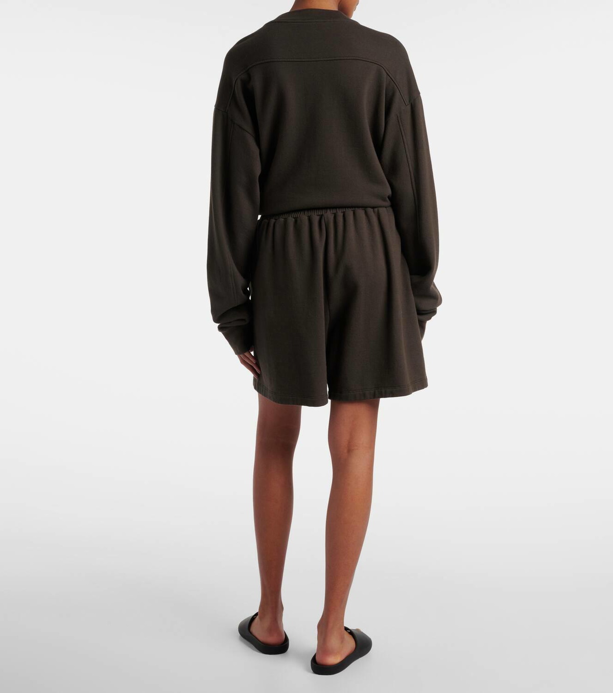 The Row Gana cotton and cashmere terry shorts The Row The Row Gana cotton and cashmere terry shorts The Row