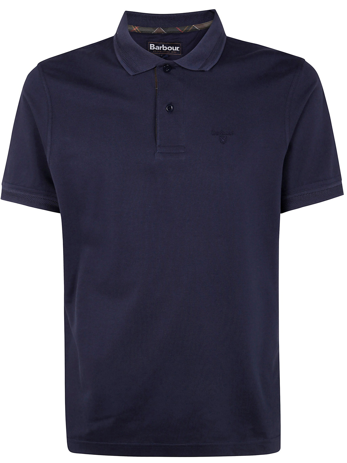 Barbour Premium Tartan Pique Polo Midlayers in Blue
